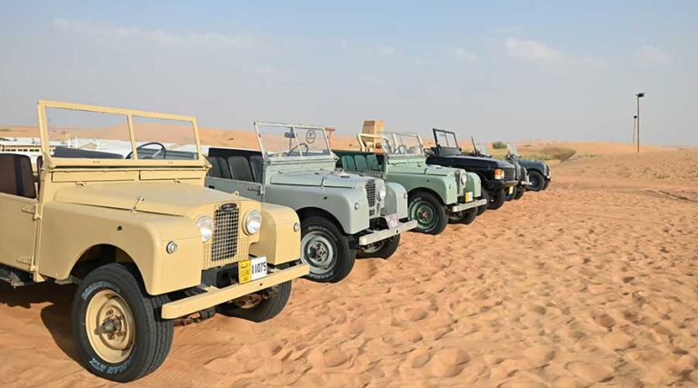 Experience Dubai desert safari like royalty – the vintage way